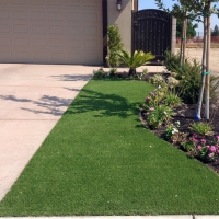 Synthetic Grass Rockwell North Carolina Landscape Front