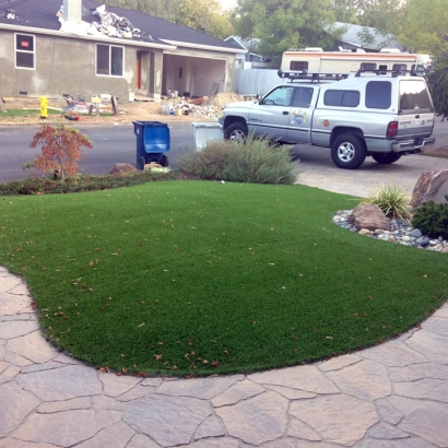 Synthetic Grass Lattimore North Carolina Landscape Front