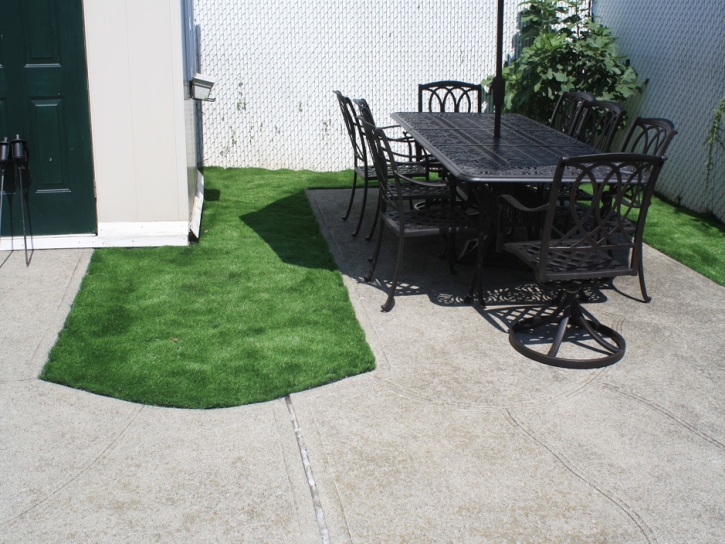 Fake Turf Hickory North Carolina Lawn Back Yard