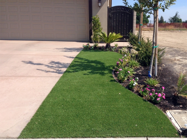 Synthetic Grass Rockwell North Carolina Landscape Front